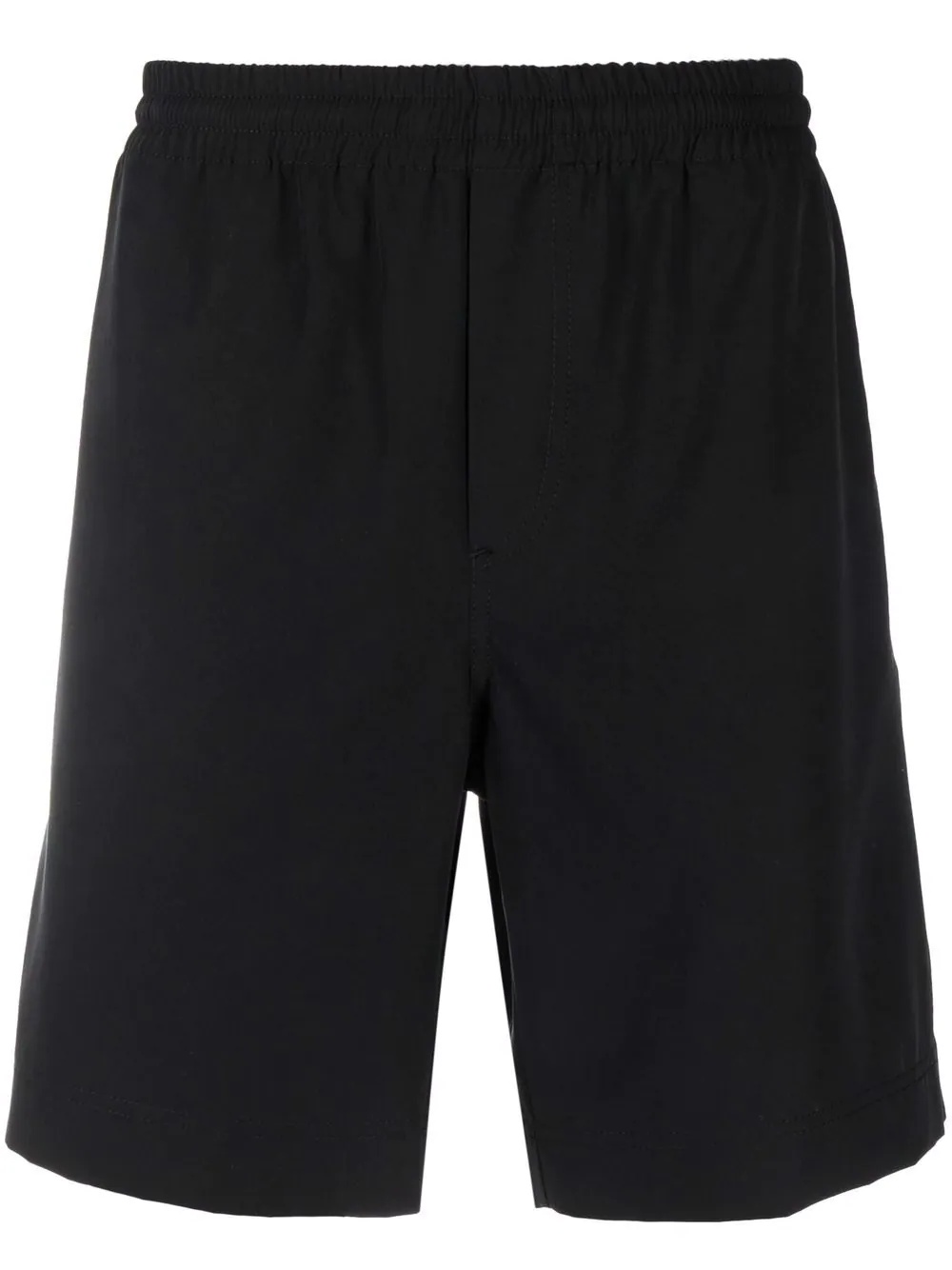 elasticated waistband track shorts - 1