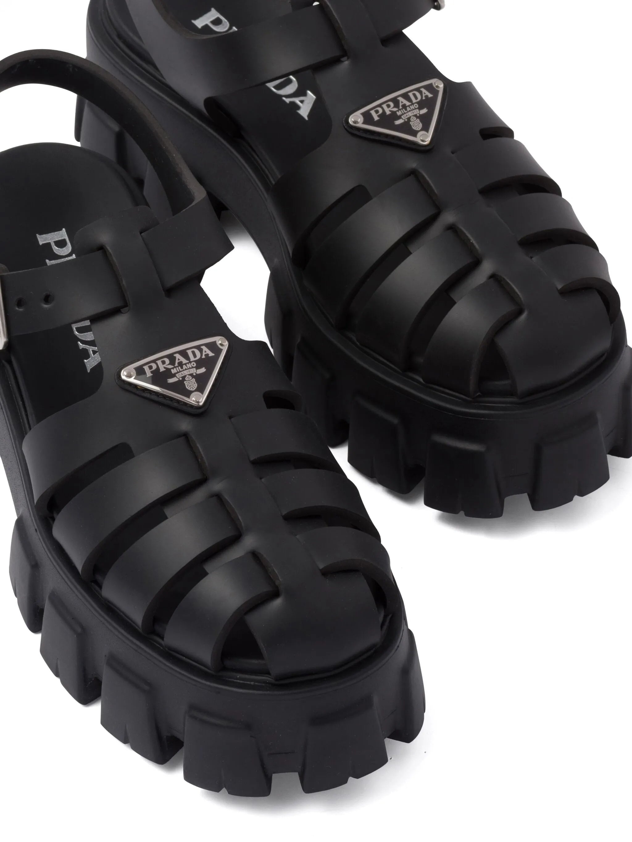 55mm Caged Platform Sandals - 5