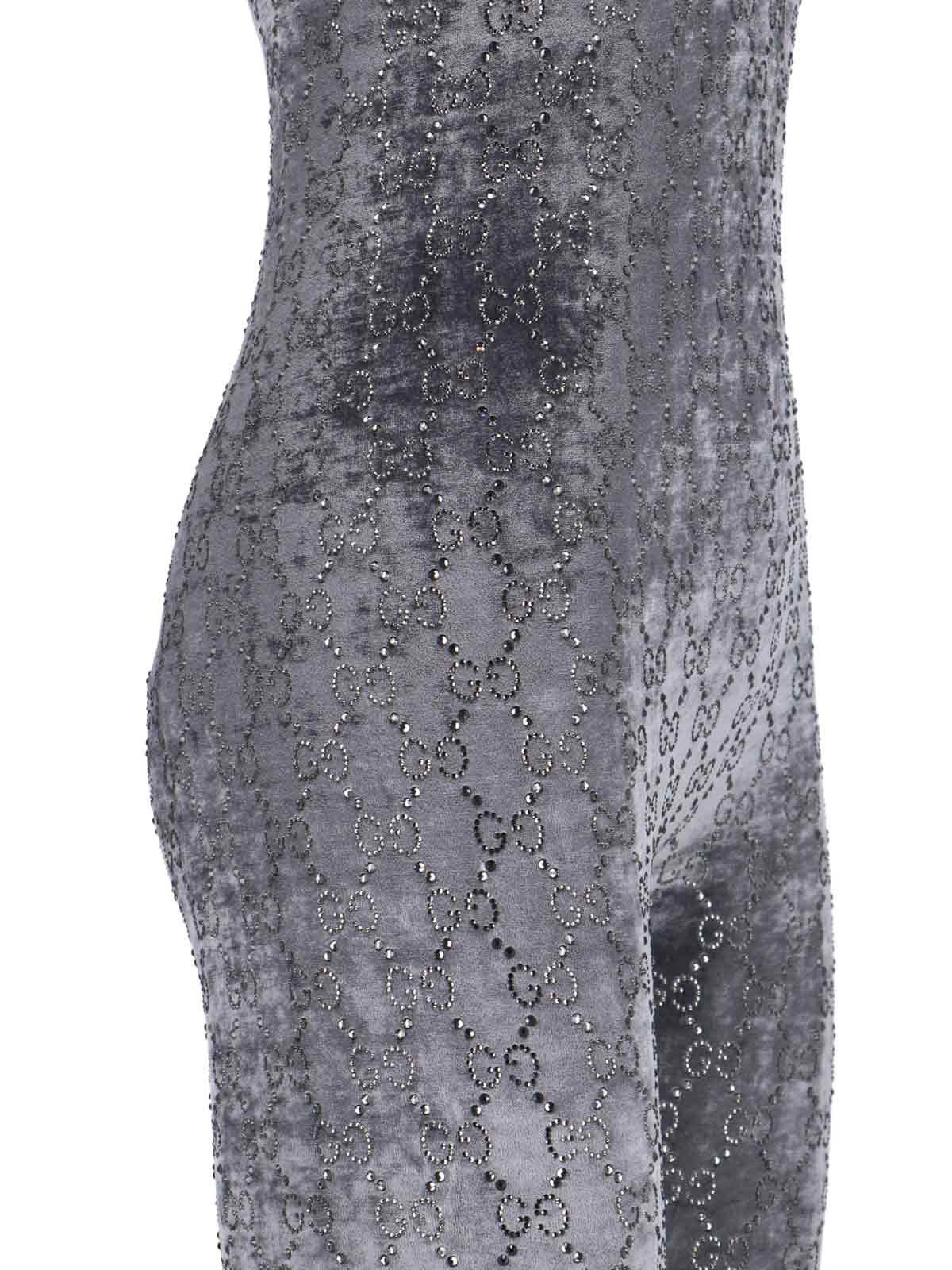 JUMPSUIT WITH "GG" CRYSTALS - 3