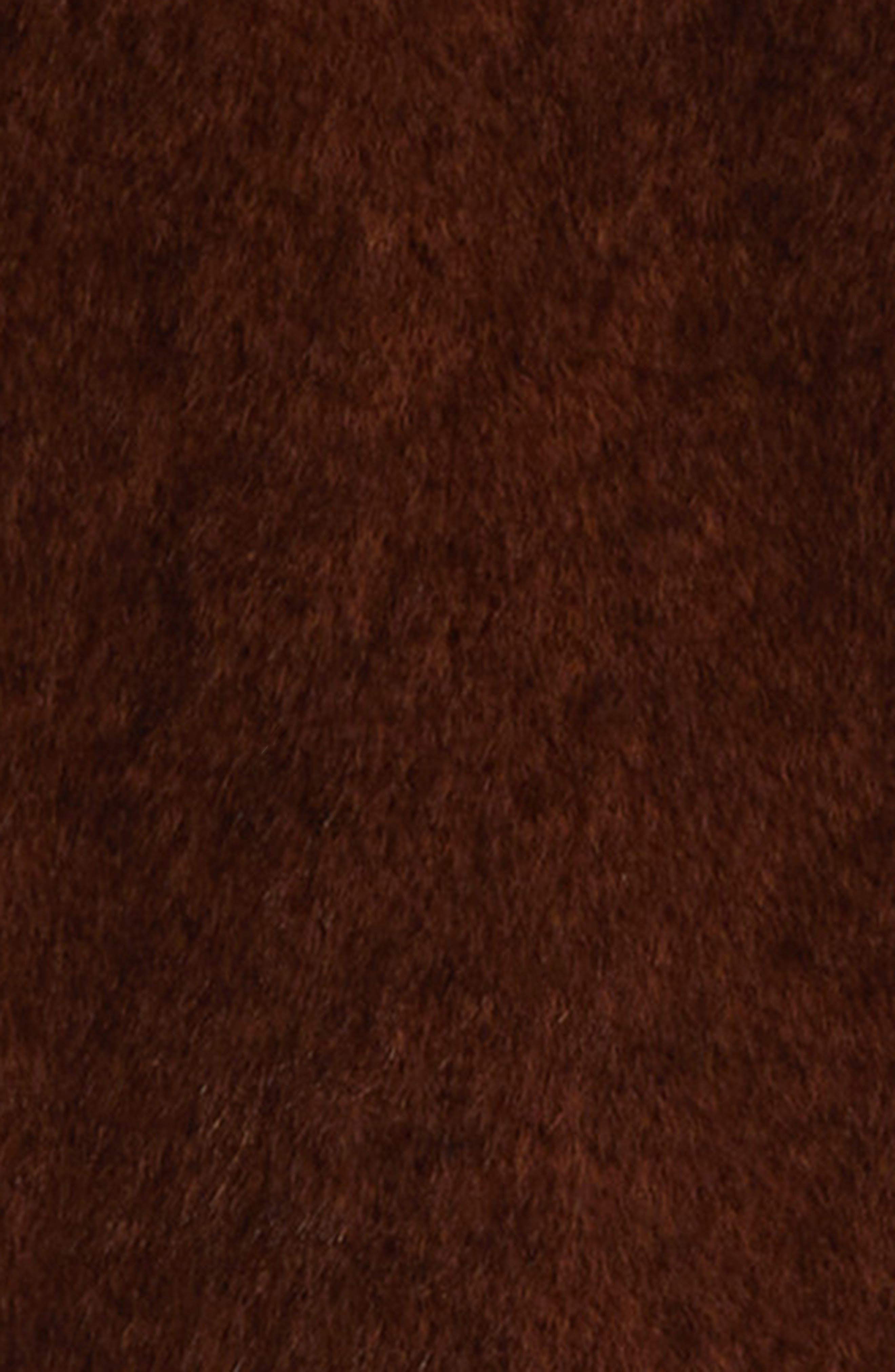 Herno Mink Faux Fur Hooded Blouson Jacket in Marrone Scuro at Nordstrom - 5