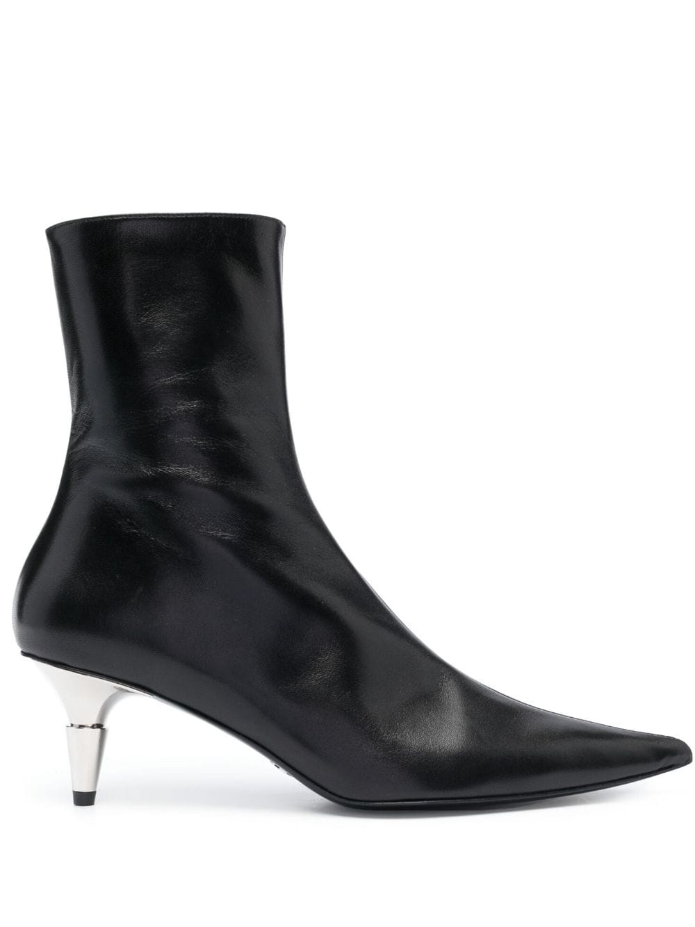 Spike pointed-toe ankle boots - 1