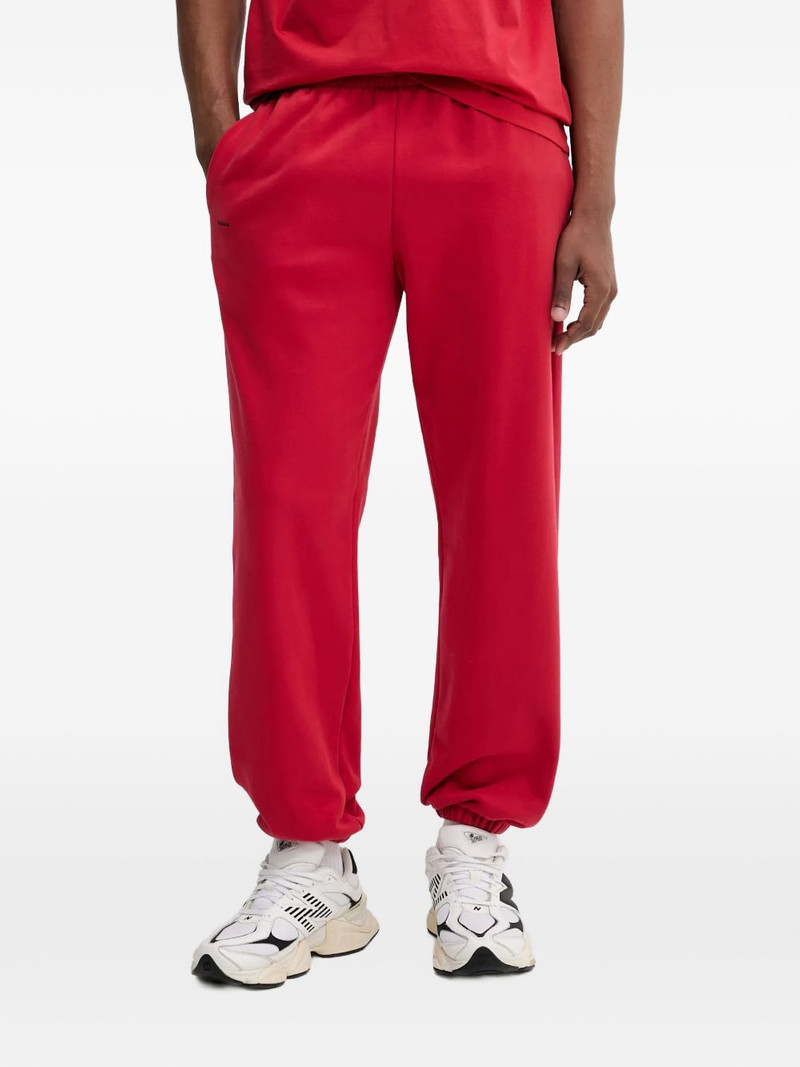 logo-print cuffed track pants 1