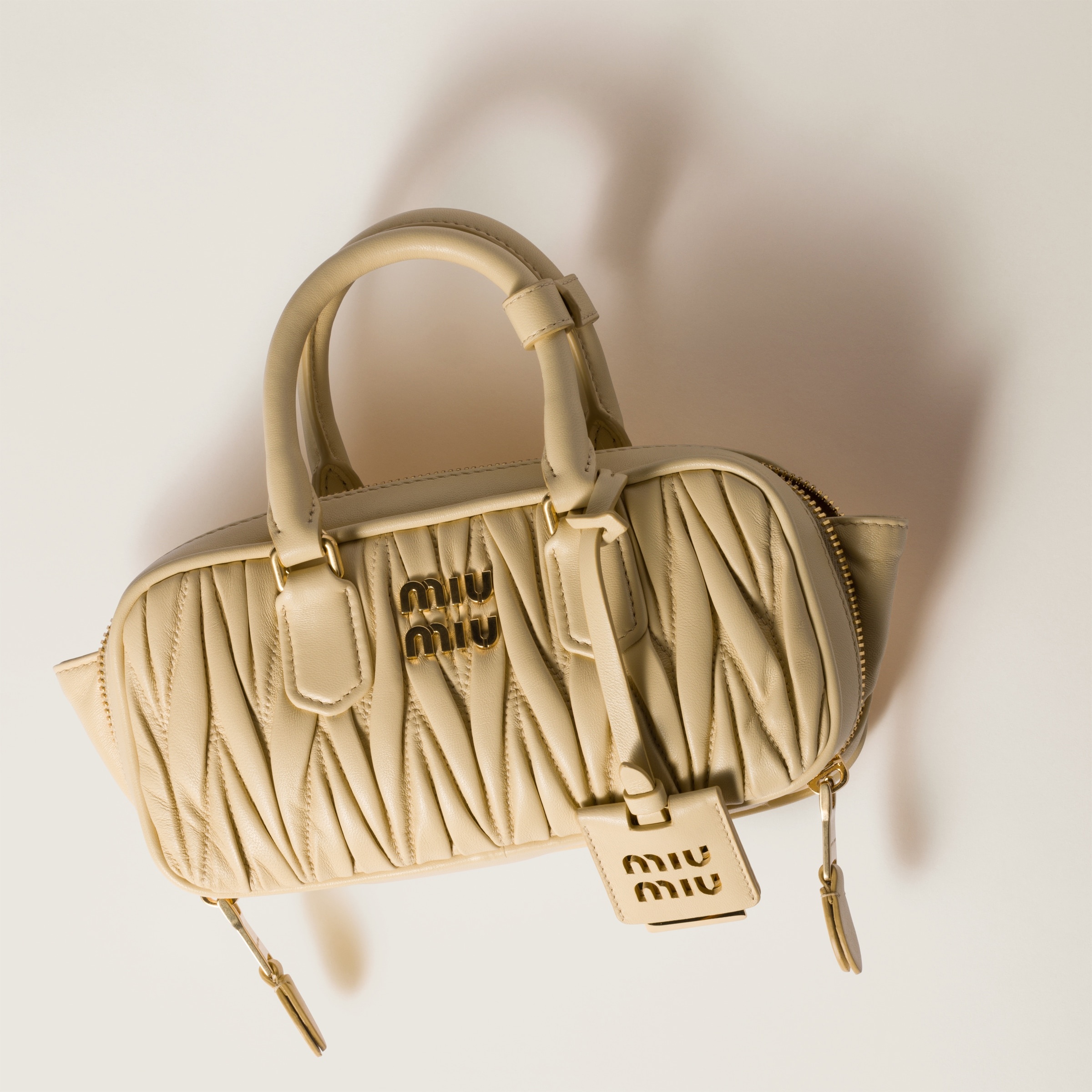 Arcadie matelassé nappa leather mini-bag - 7