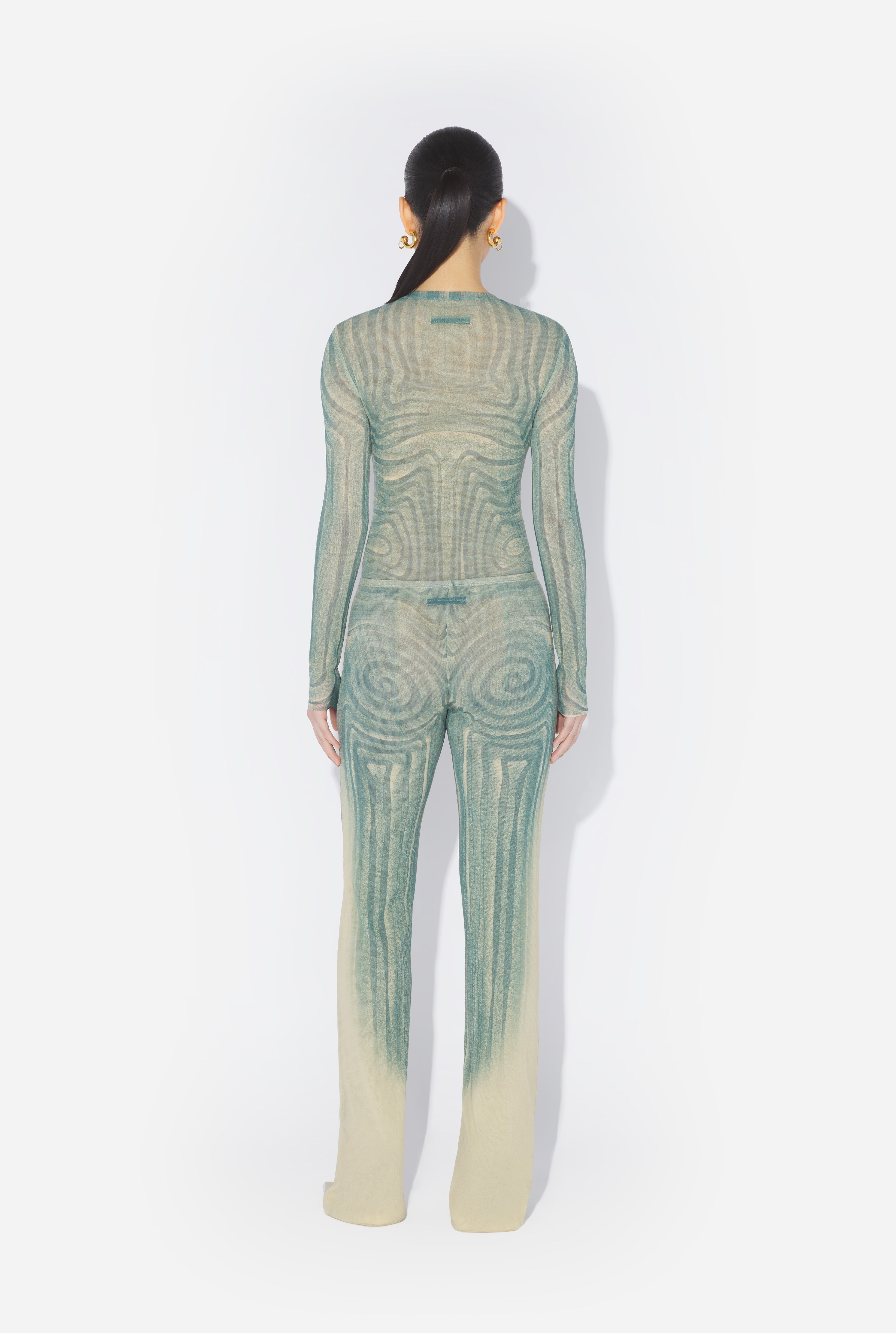 THE BLUE “SPIRALE” PANTS - 2