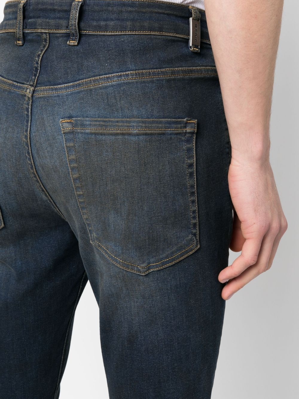 faded-effect skinny jeans - 5