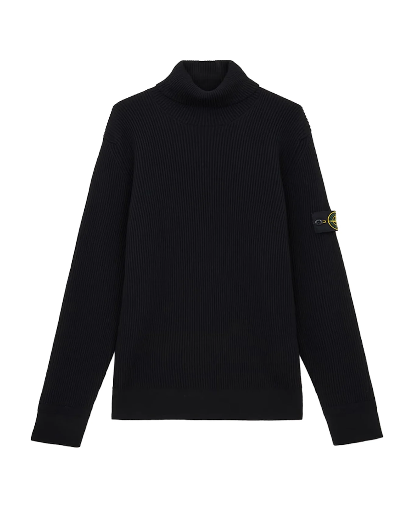 Certified Virgin Wool Turtleneck Sweater - 1