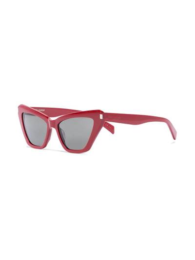 SAINT LAURENT cat-eye frame sunglasses outlook