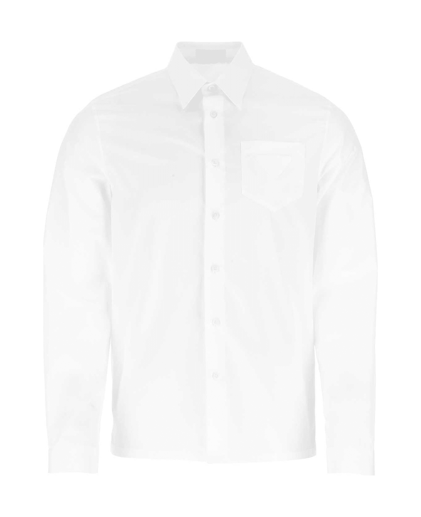 White Poplin Shirt - 1