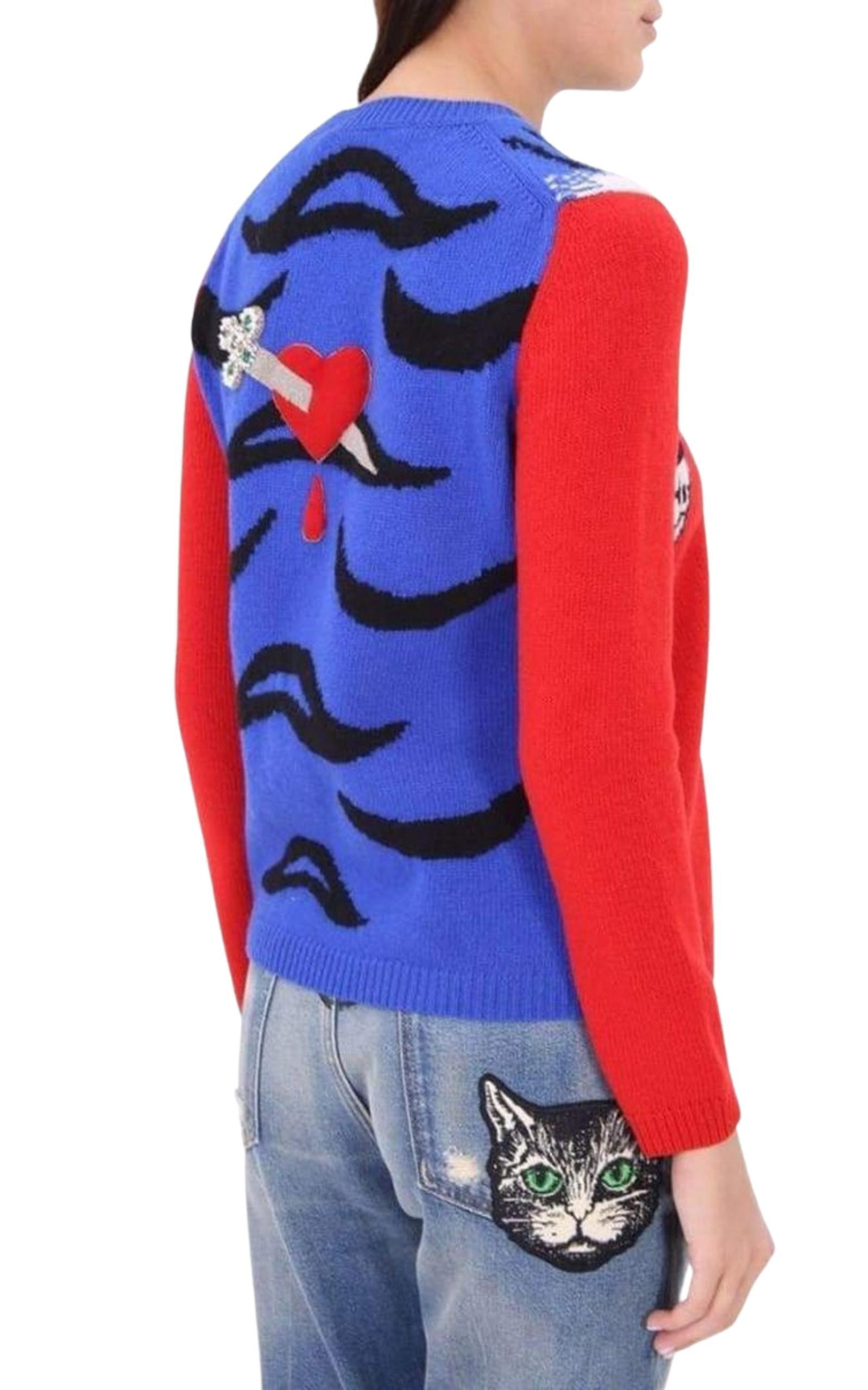 Tiger Knit Sweater Jumper - 4