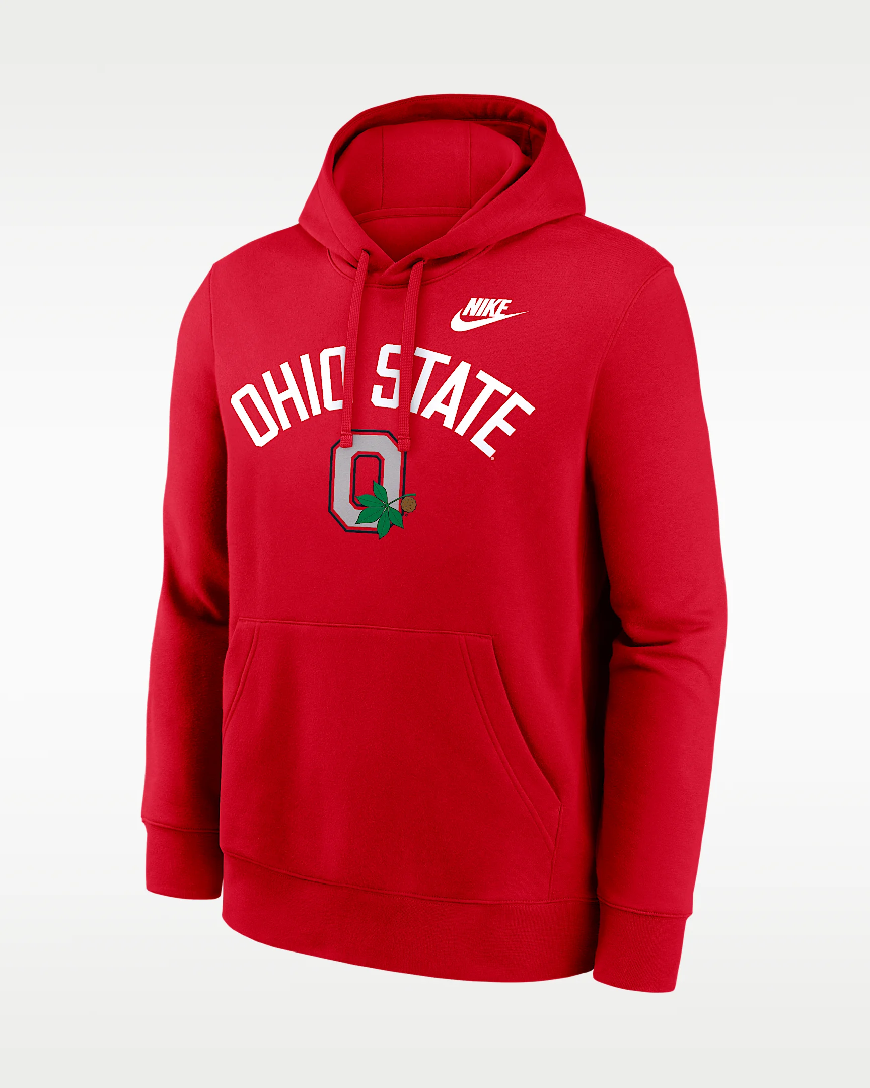 Ohio State Legacy Arch Club Men's Nike College Pullover Hoodie - 1