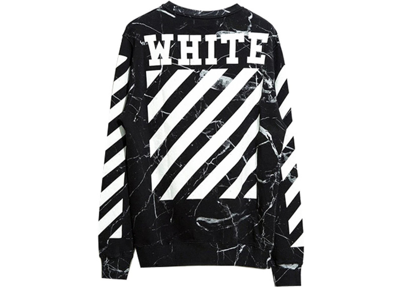 Off-White OFF-WHITE Caravaggio Painted Sweatshirt Black outlook