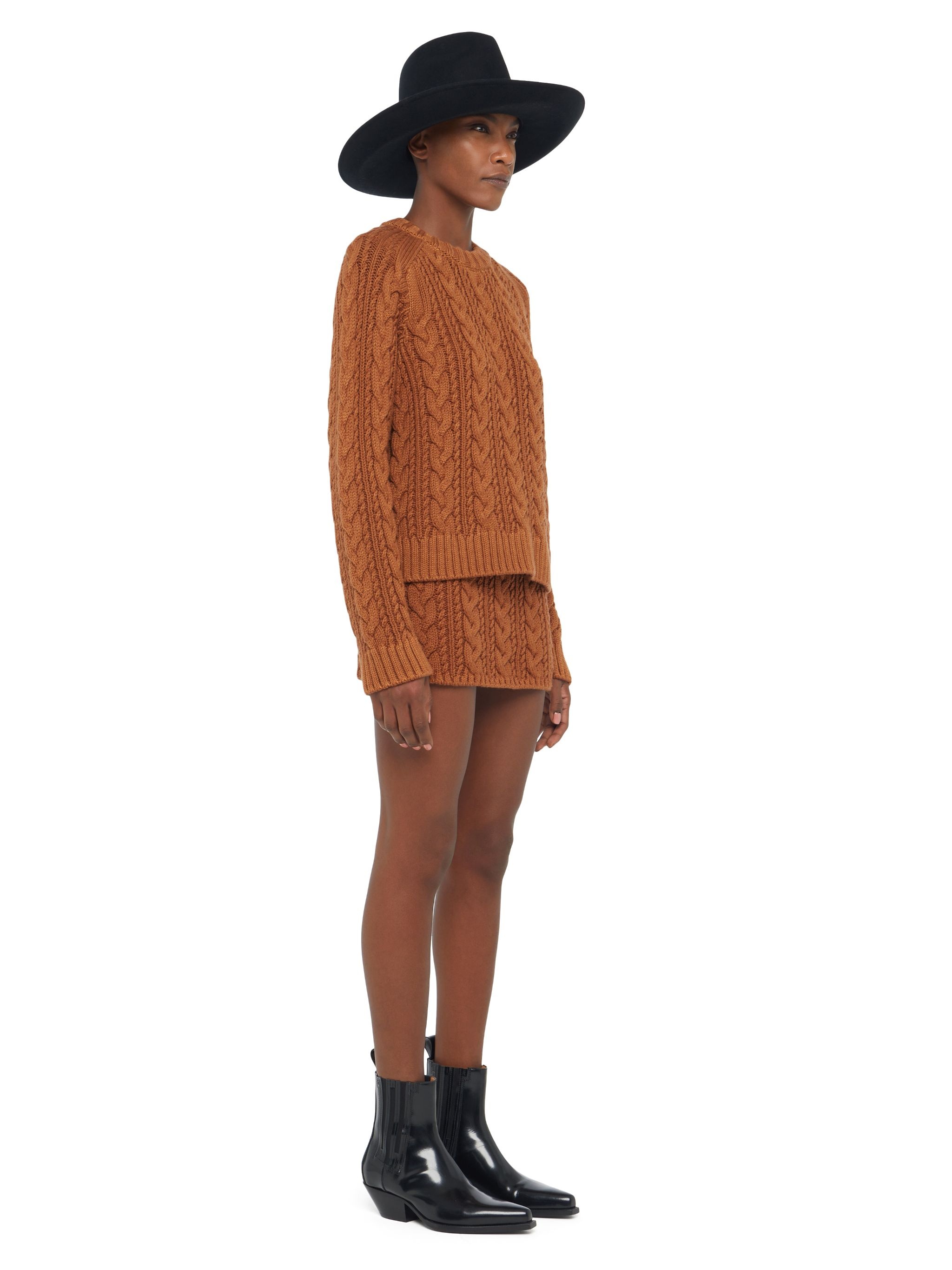 Hues Of The Desert Cable Sweater - 5