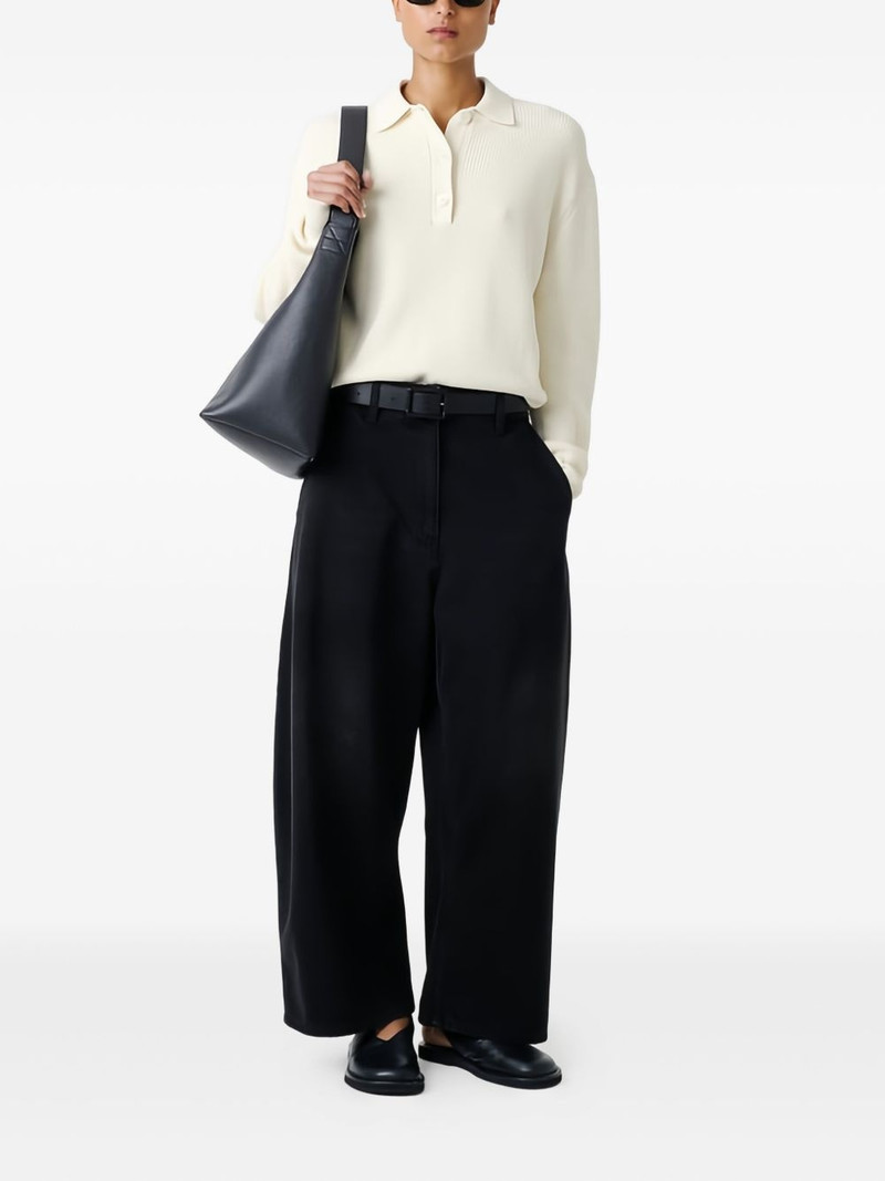 Studio Nicholson ribbed polo top outlook
