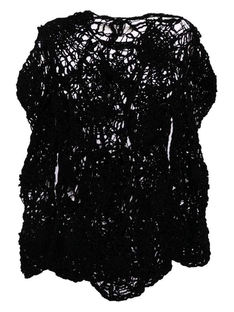 Comme Des Garçons open-knitted jumper outlook