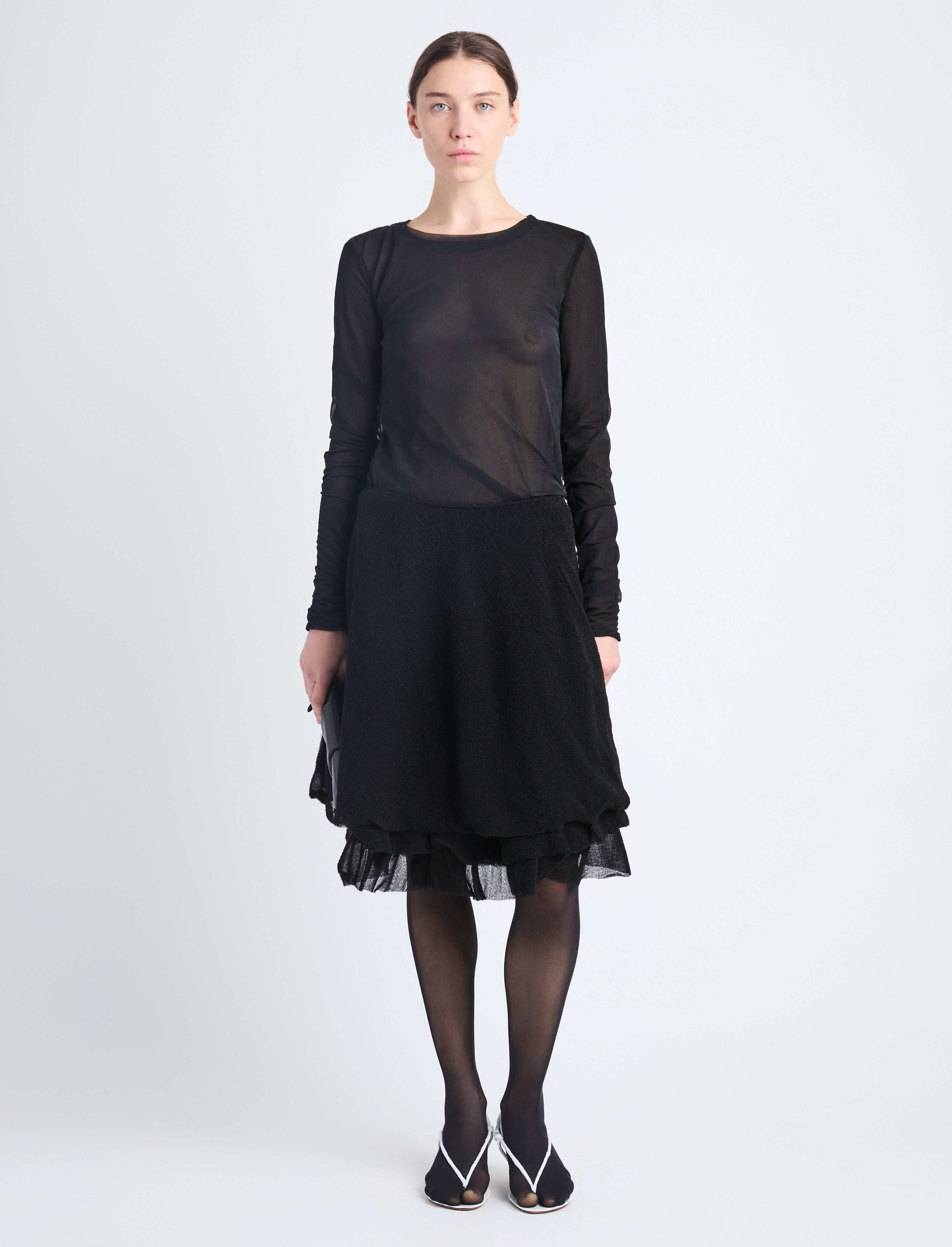 Julia Skirt in Micro Pleat Jersey - 2