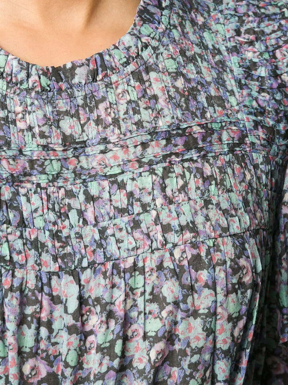 Lanoya floral-print blouse - 5