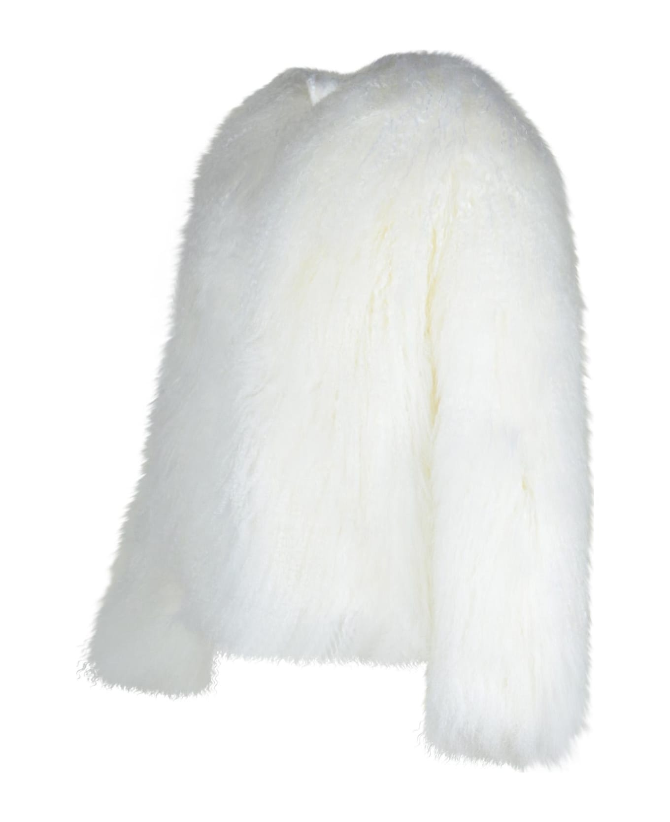 White Mongol Faux Fur - 2