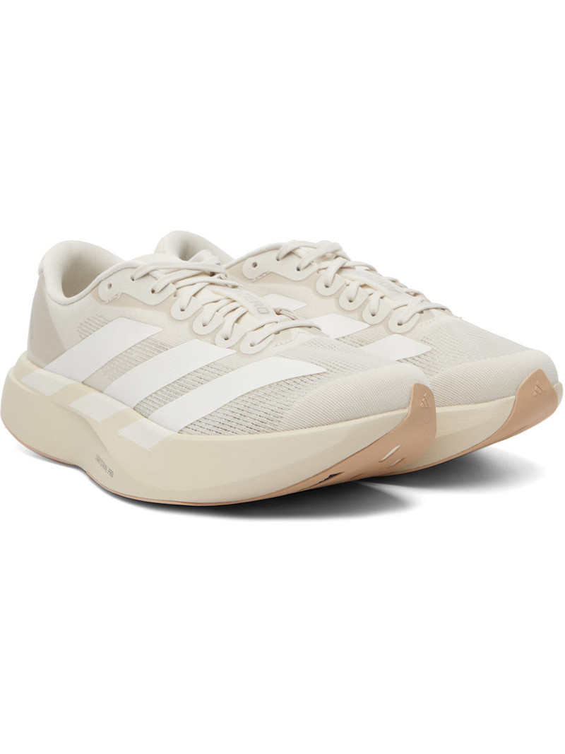 Beige Adizero EVO SL Sneakers 4