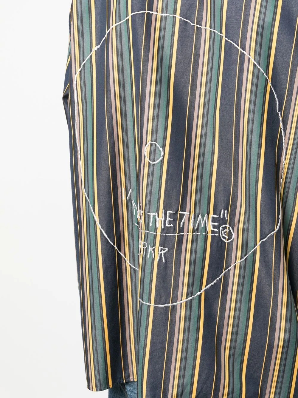 Illustion Nows The Time striped shirt - 5