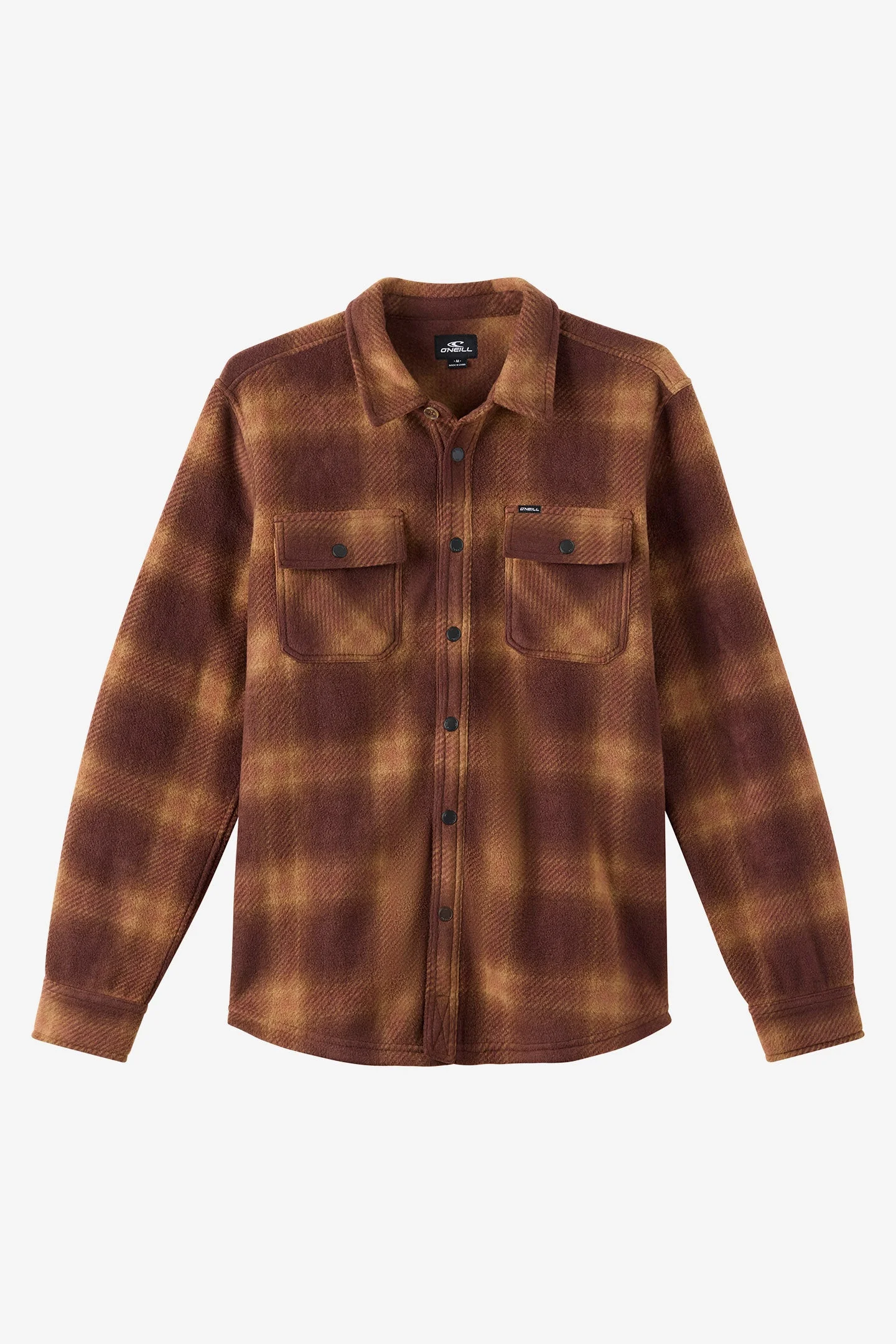 Glacier Plaid Superfleece Long Sleeve Shirt - 1