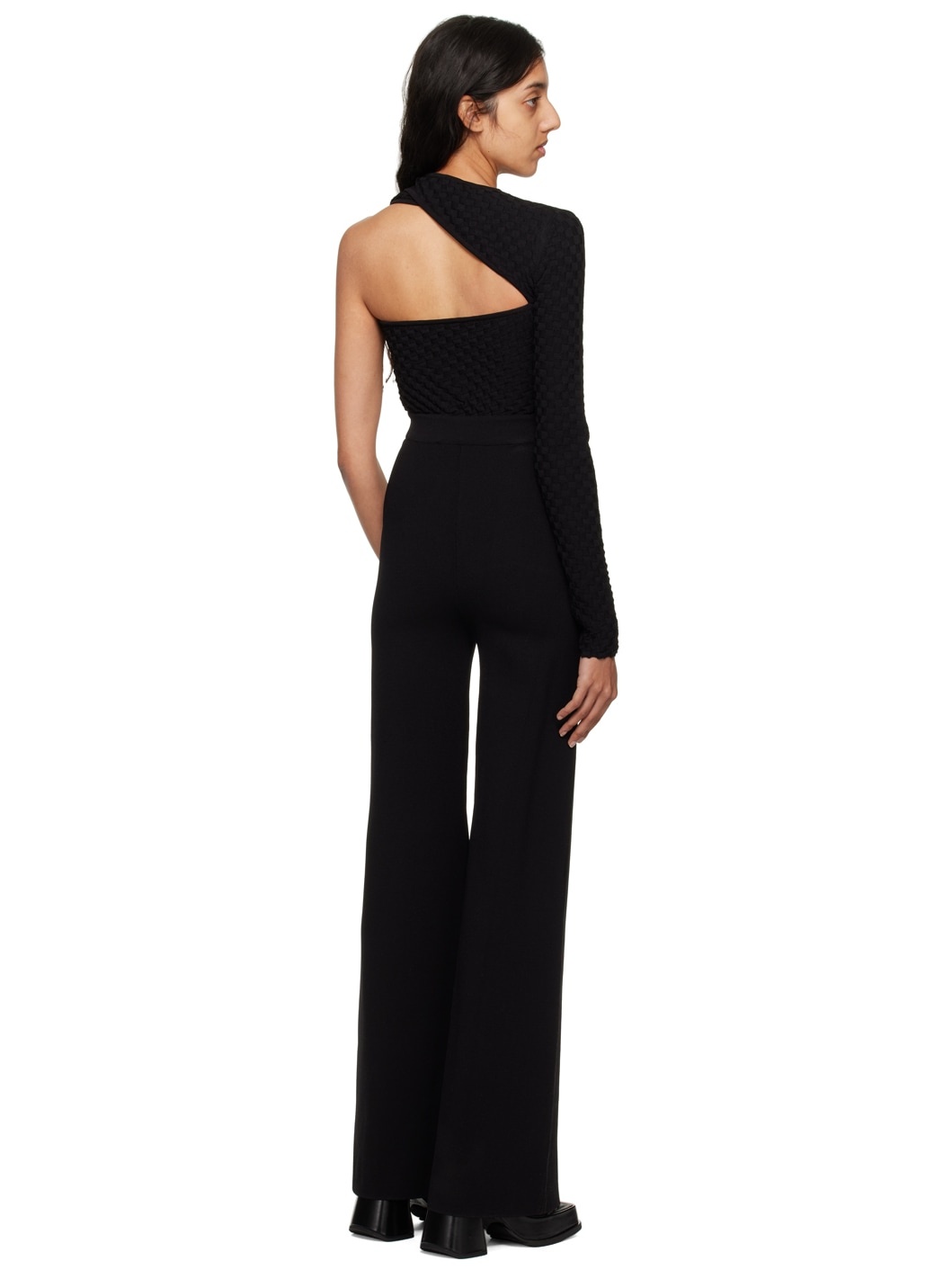 Black Vedra Jumpsuit - 3