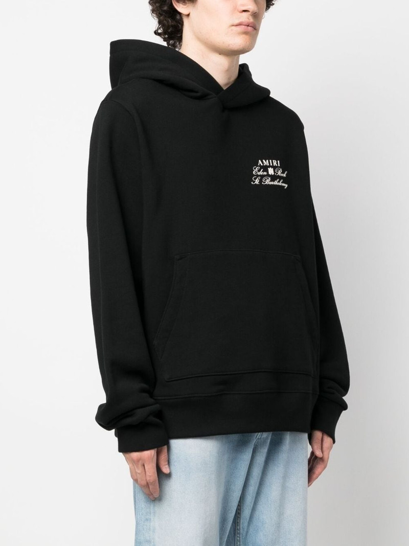 logo-print cotton hoodie 4