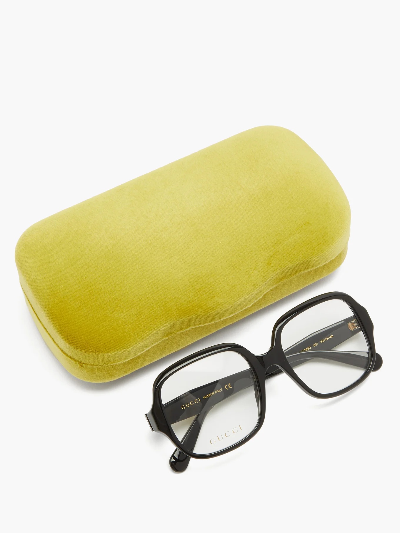 Oversized square acetate glasses - 5