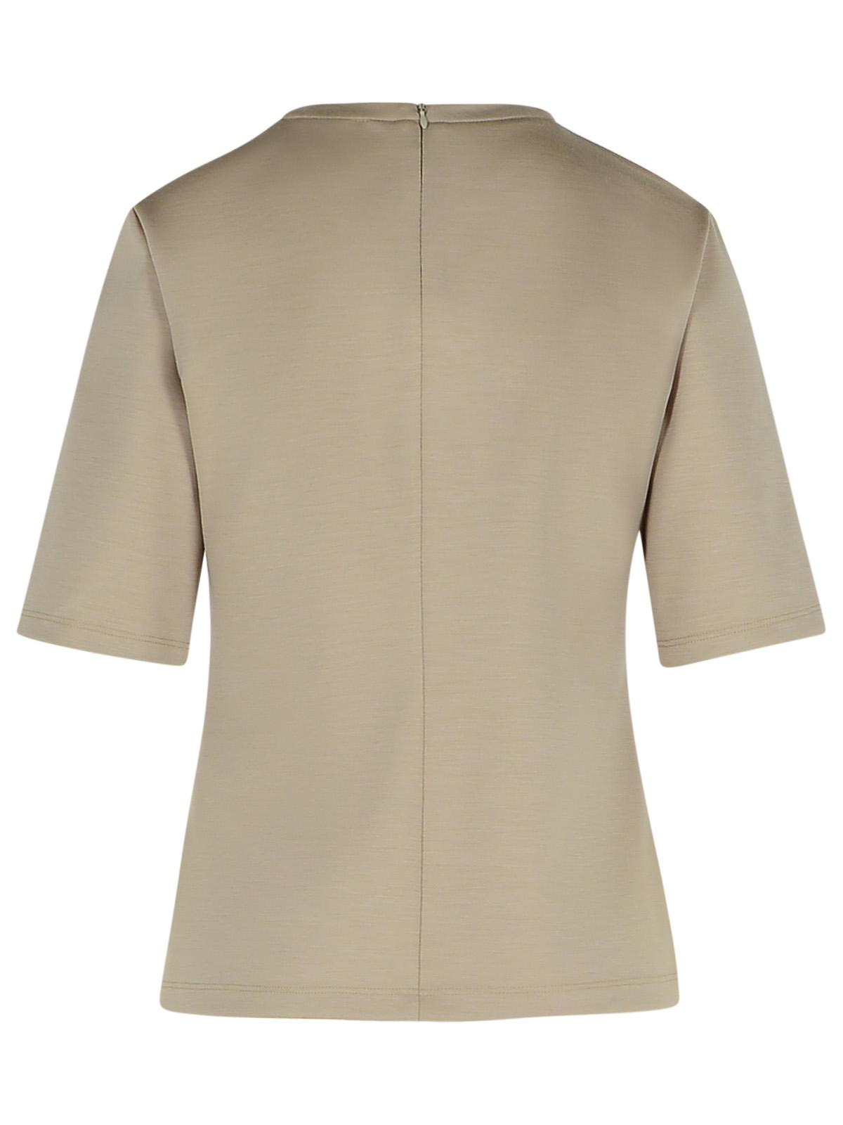 Max Mara 'Peter' Beige Wool T-Shirt Women - 3