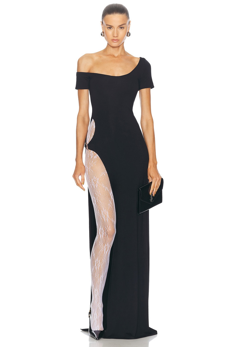 Side Cutout Off Shoulder Dress 5