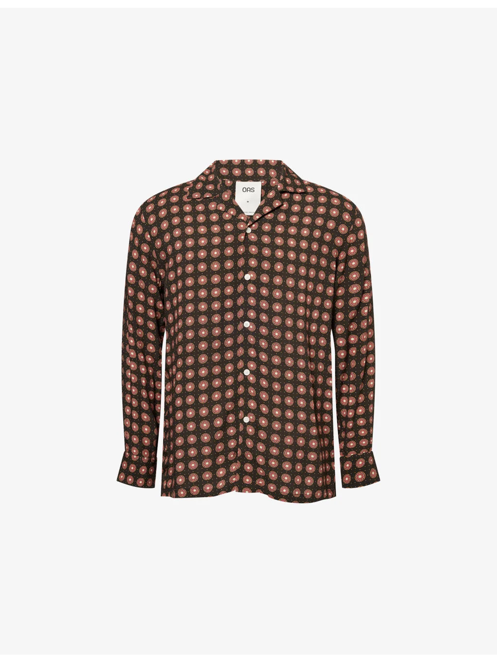 Coffee Lumo Graphic-Print Woven Shirt - 1