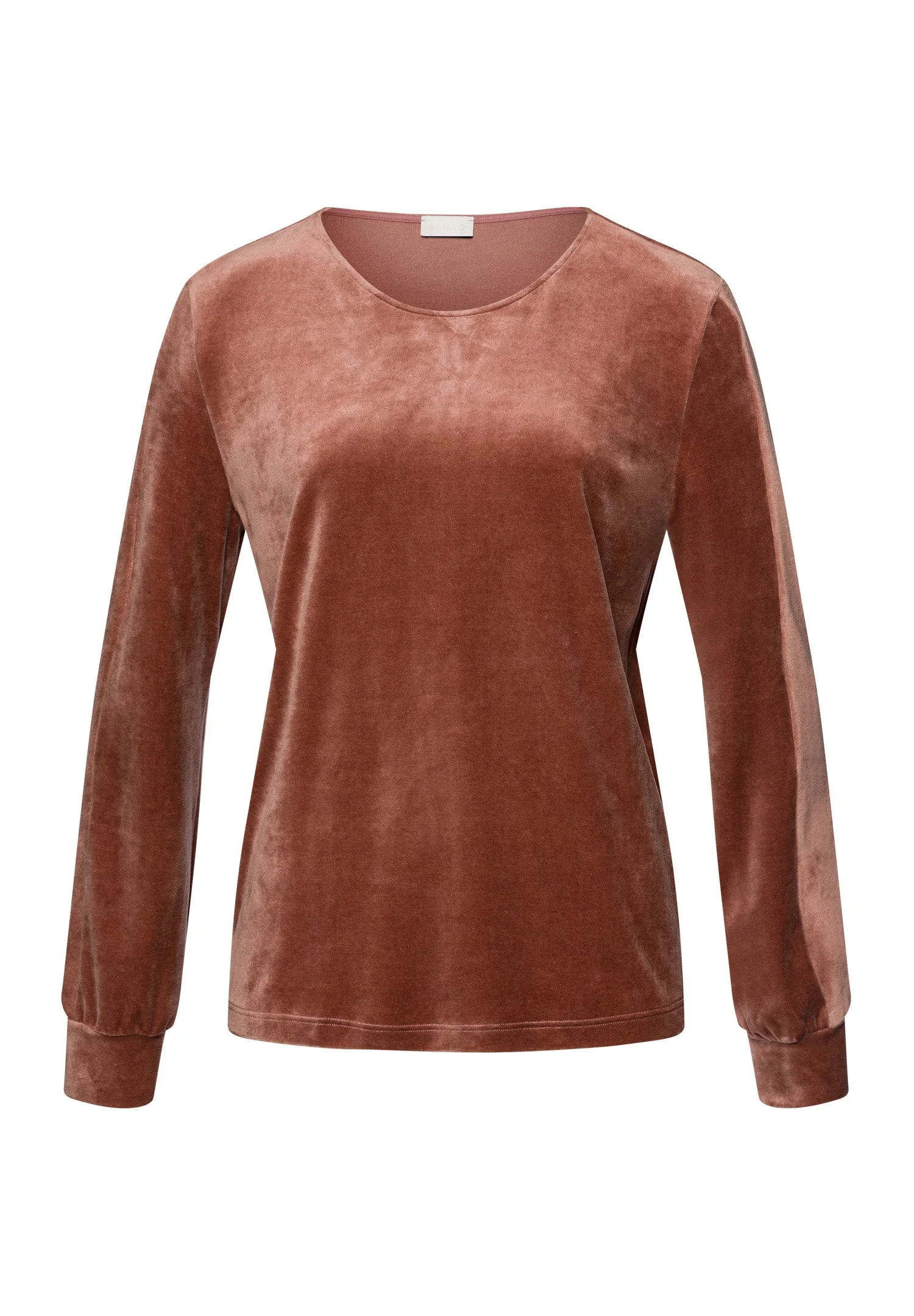 Favourites Velvet Round Neck Pullover - 1