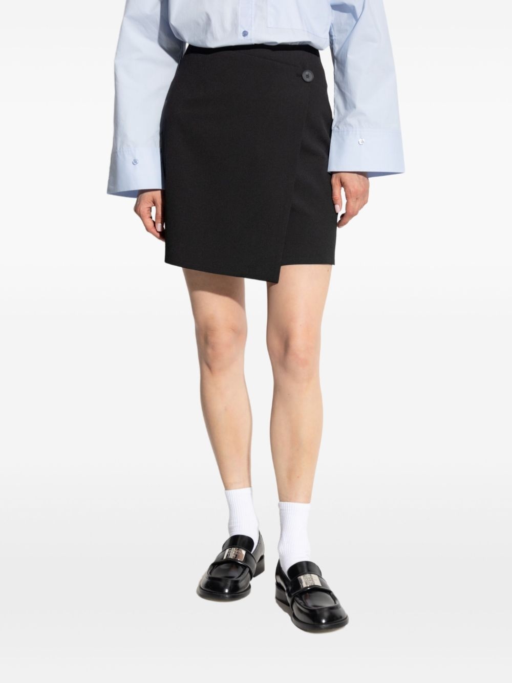 Esma asymmetric buttoned miniskirt - 3