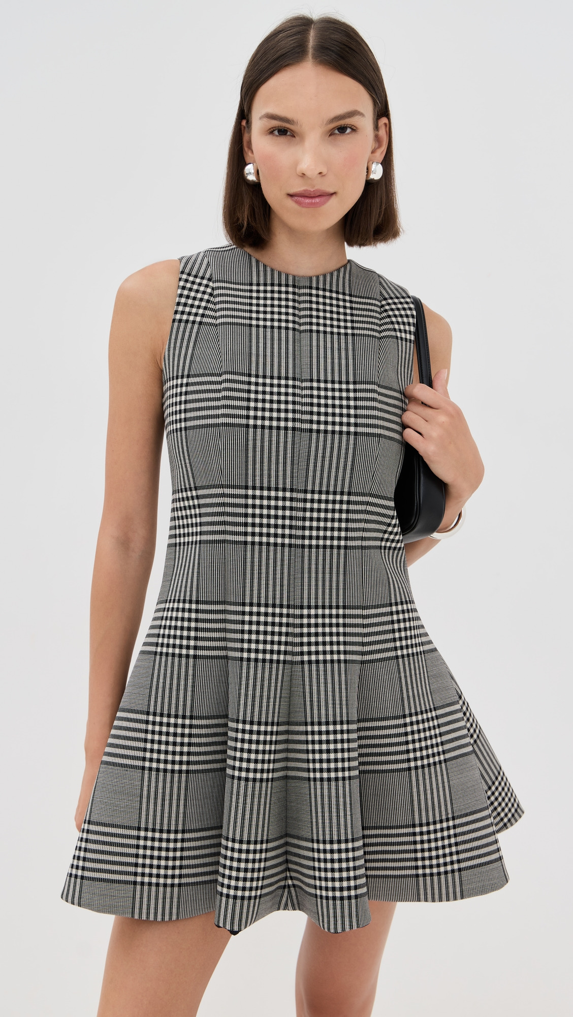 The Sophie Crew Neck Fitted Mini Dress - 6