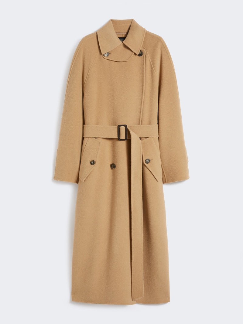 CADINE Double-sided wool trench coat 1