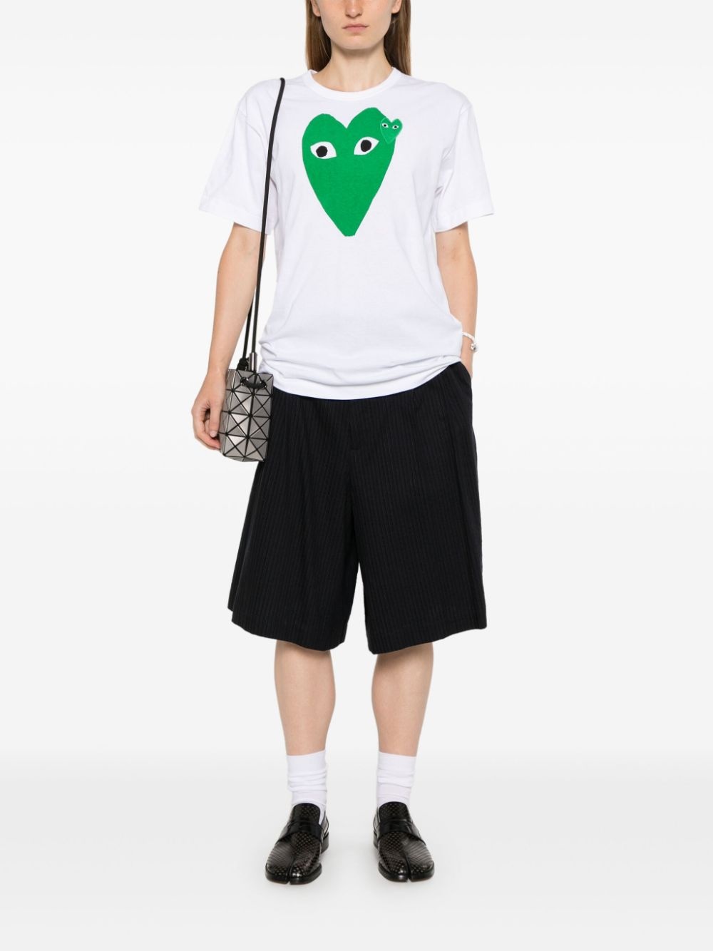 heart-print T-shirt - 3