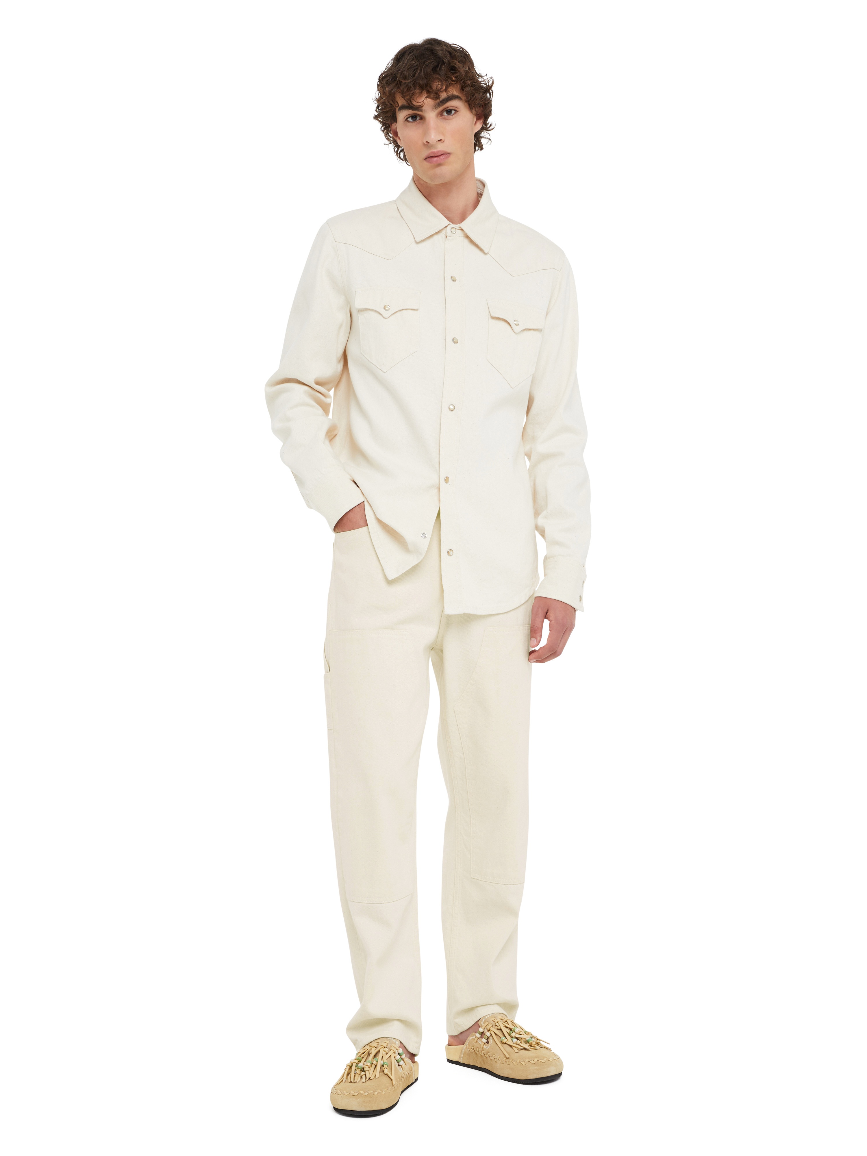 Raw Cargo Denim Pants - 2