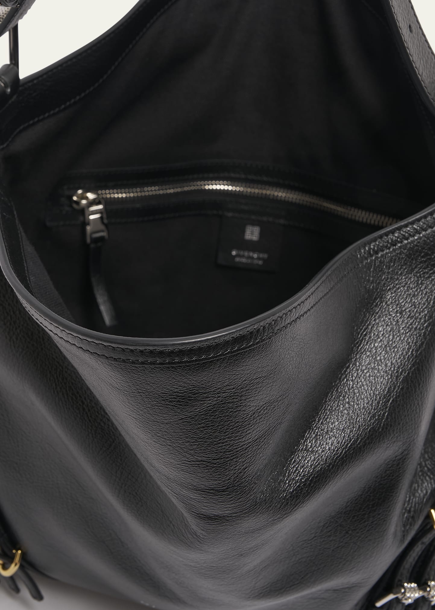 Voyou Medium Buckle Shoulder Bag in Leather - 4