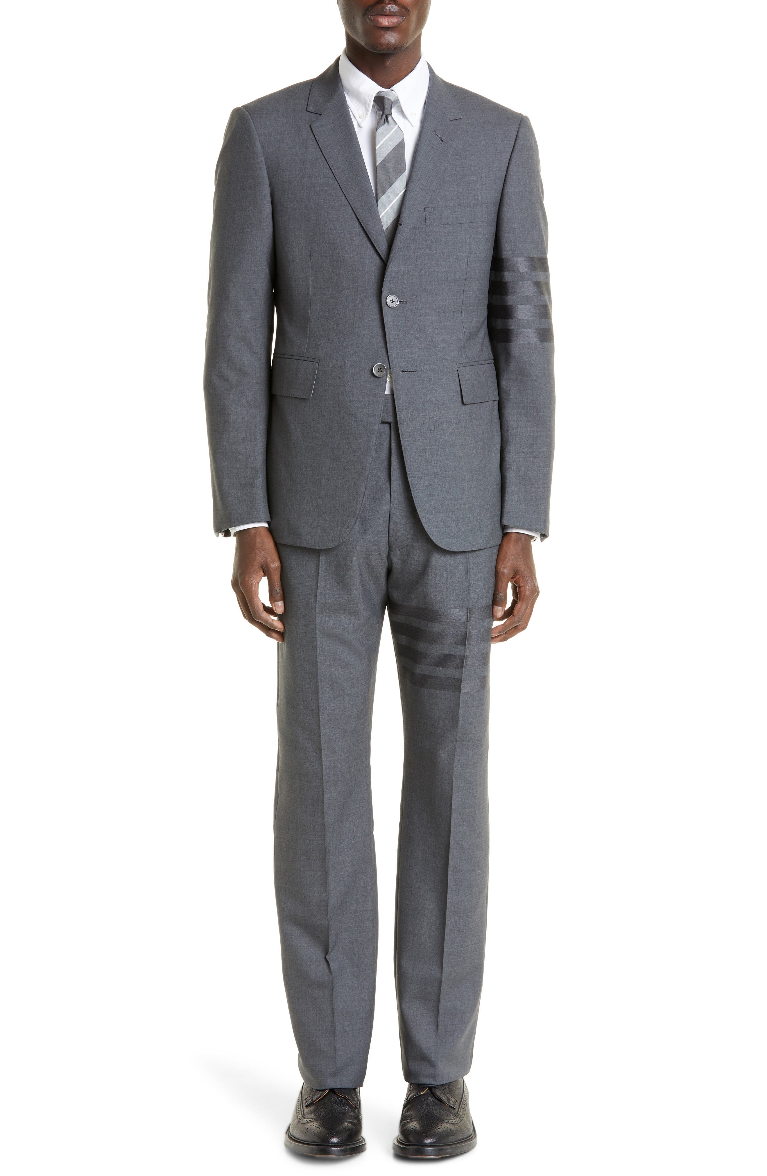 4 Bar Mélange Wool Sport Coat - 2
