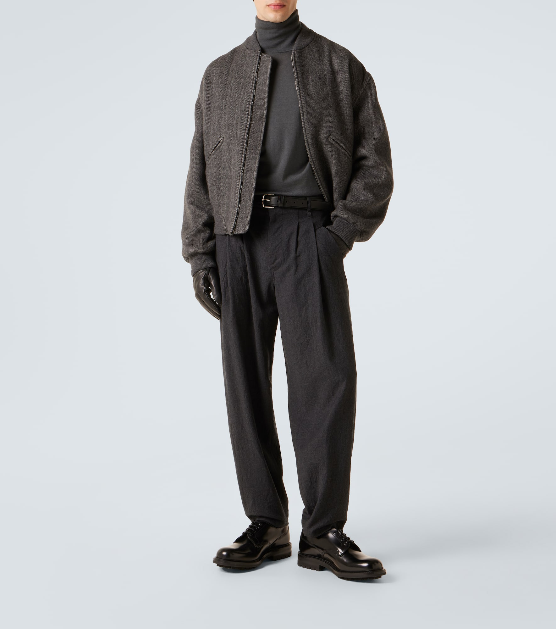 Virgin wool tapered pants - 2