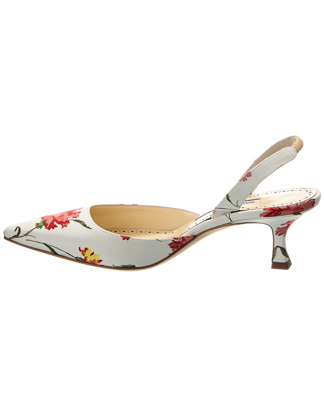 Manolo Blahnik Carolyne 50 Canvas Slingback Pump - 2