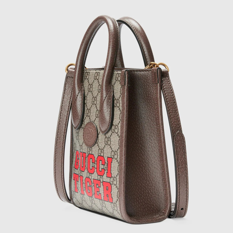 GUCCI Gucci Tiger GG mini tote bag outlook