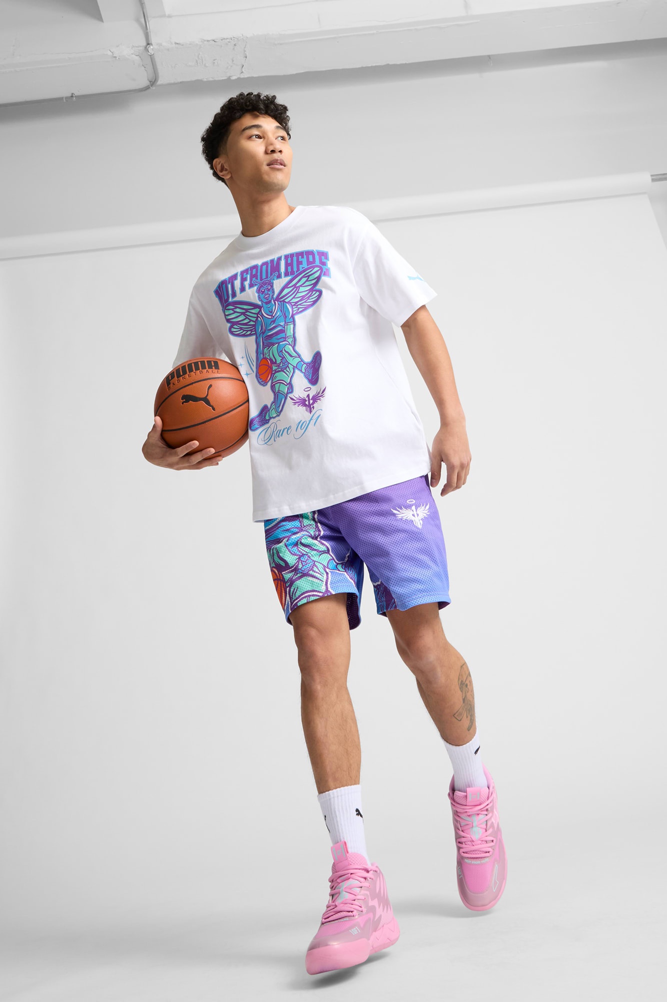 PUMA x LAMELO BALL CHARLOTTE Men's Basketball Tee - 5