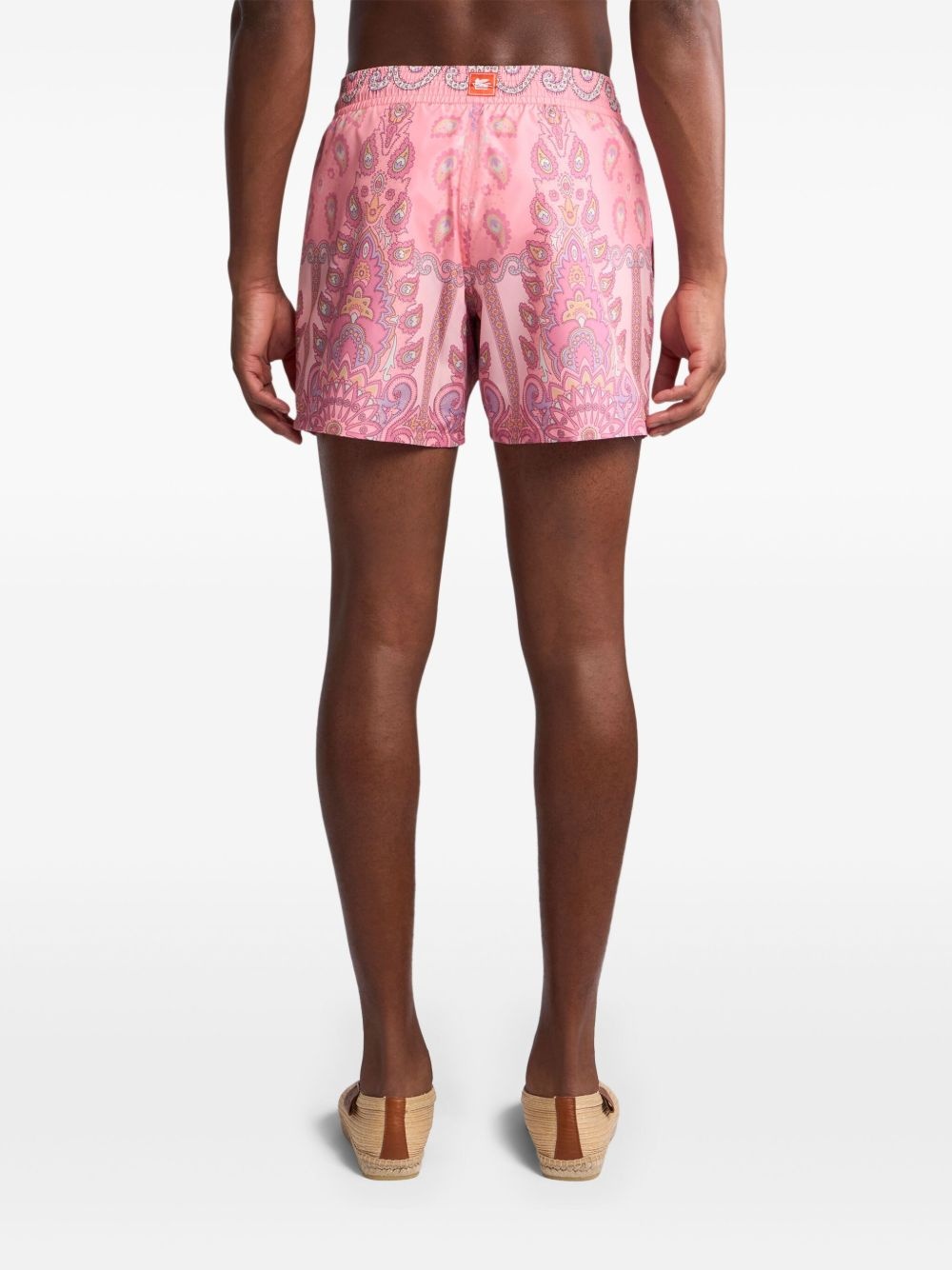 medallion-print swim shorts - 4