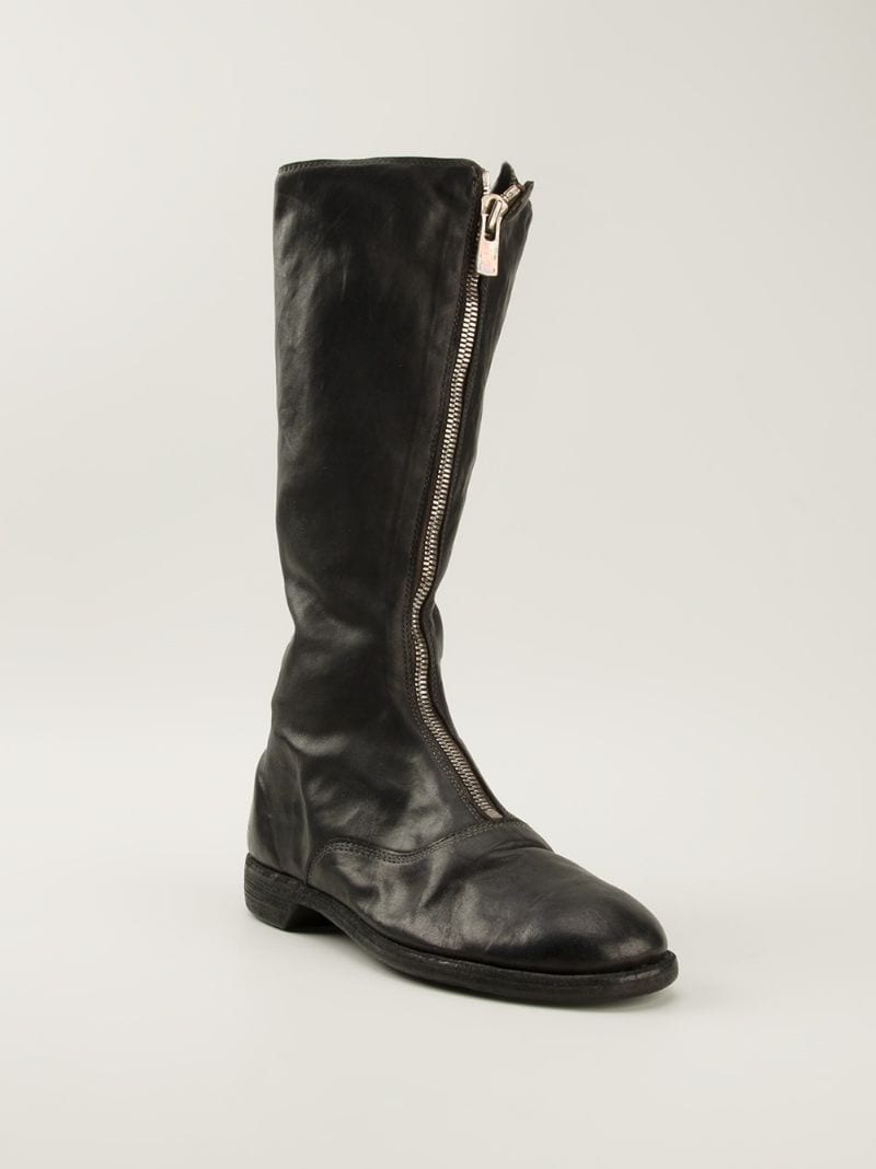 zipped knee-length 25mm boots - 3