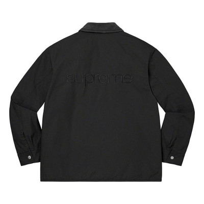 Supreme Supreme Cotton Utility Jacket 'Black' SUP-FW22-097 outlook