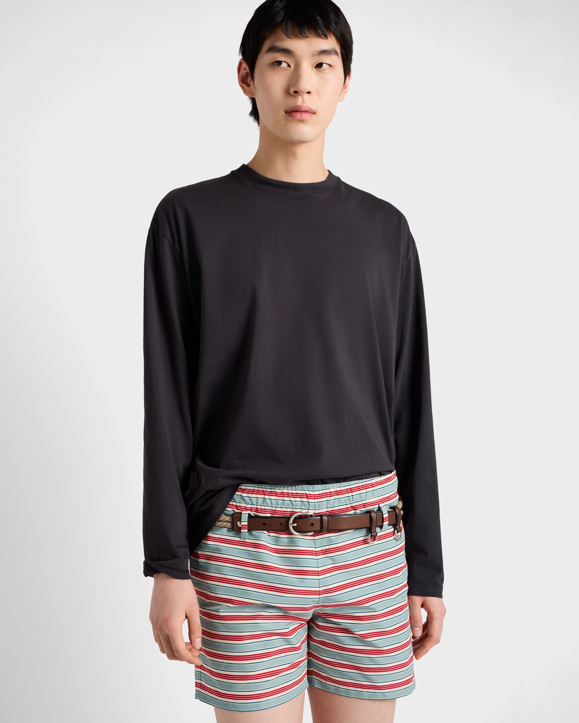 Technical fabric swim trunks - 6
