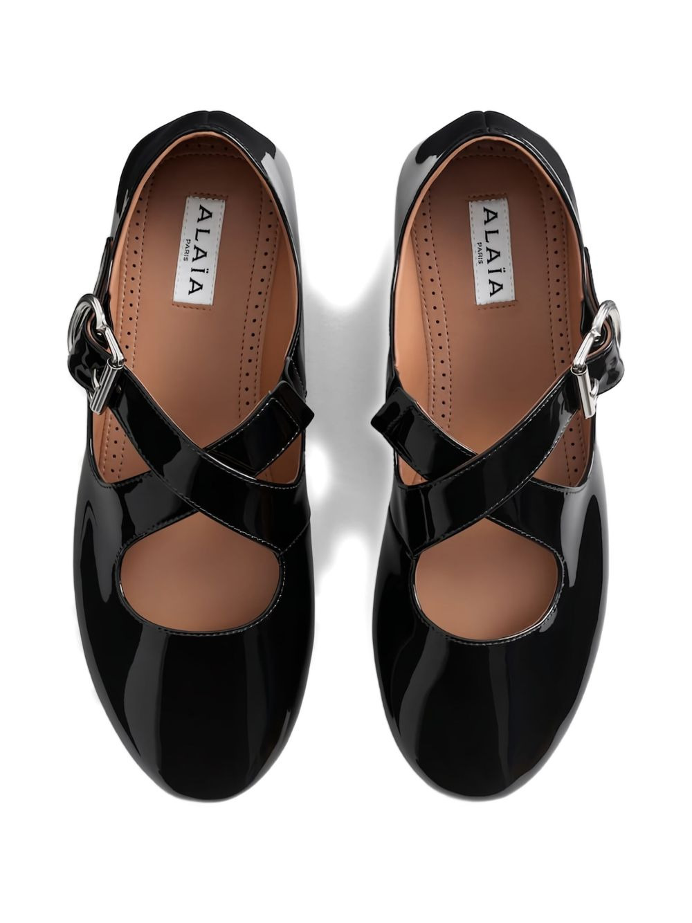 buckle-strap ballet flats - 3