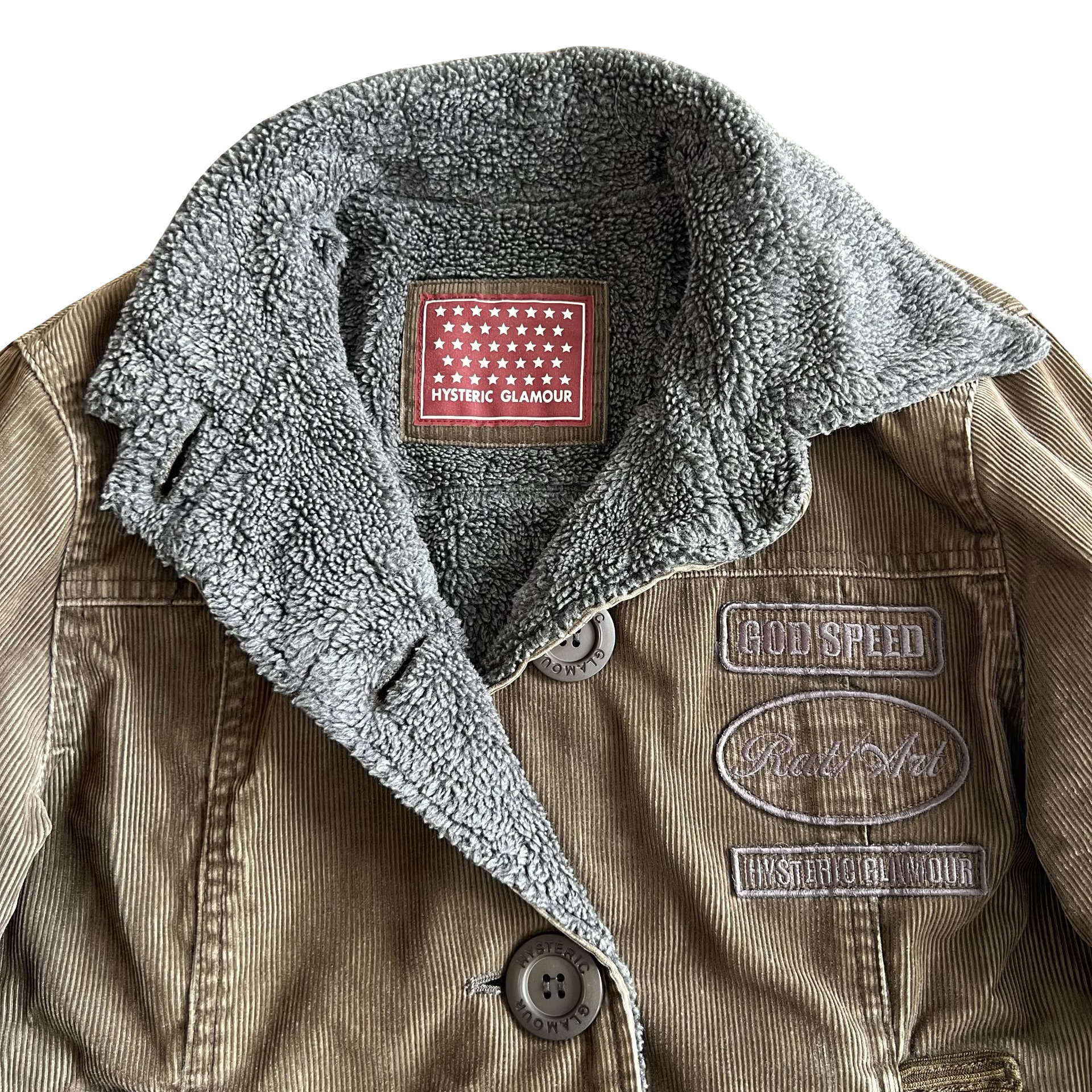 Hysteric Glamour ‘God Speed Corduroy Jacket Sz Small - 3