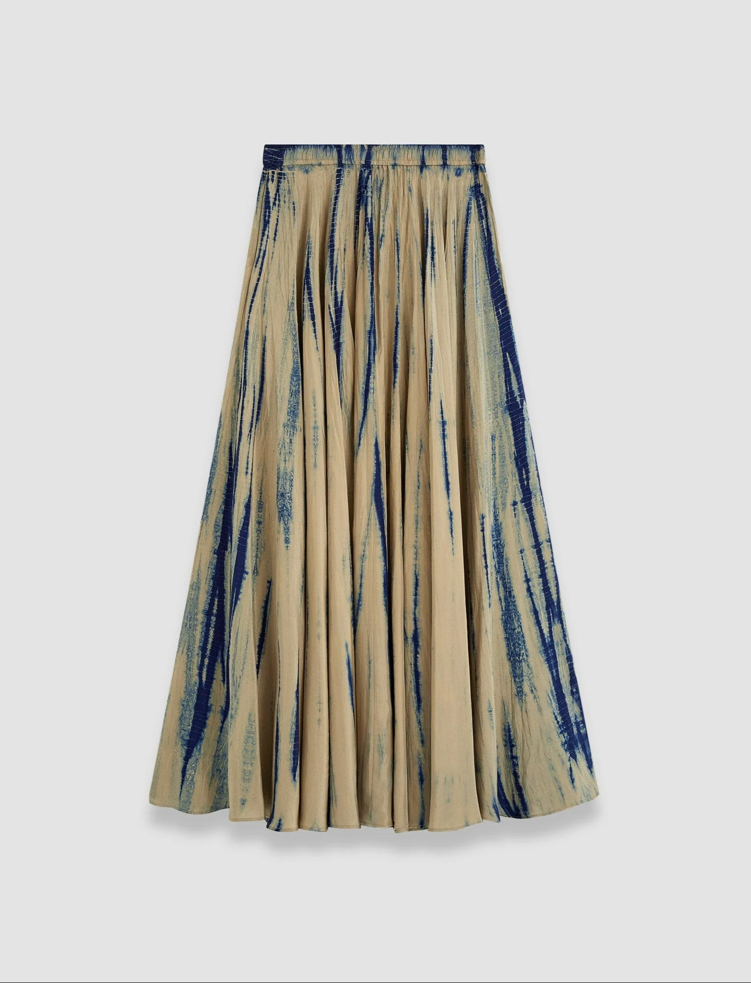 Sully Long Tie Dye Silk Maxi Skirt - 1