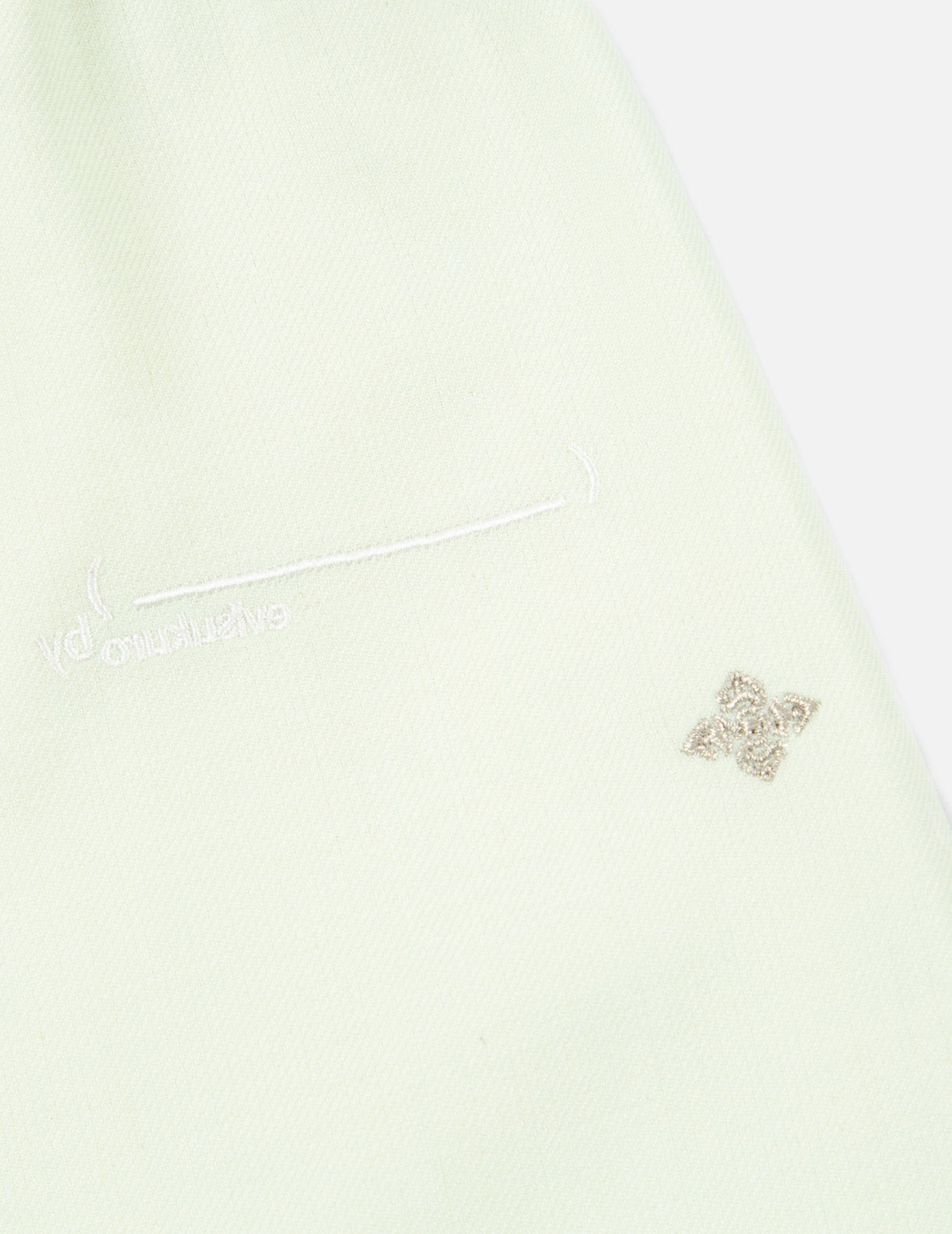 Slogan Embroidery Wool-blend Shorts - 13